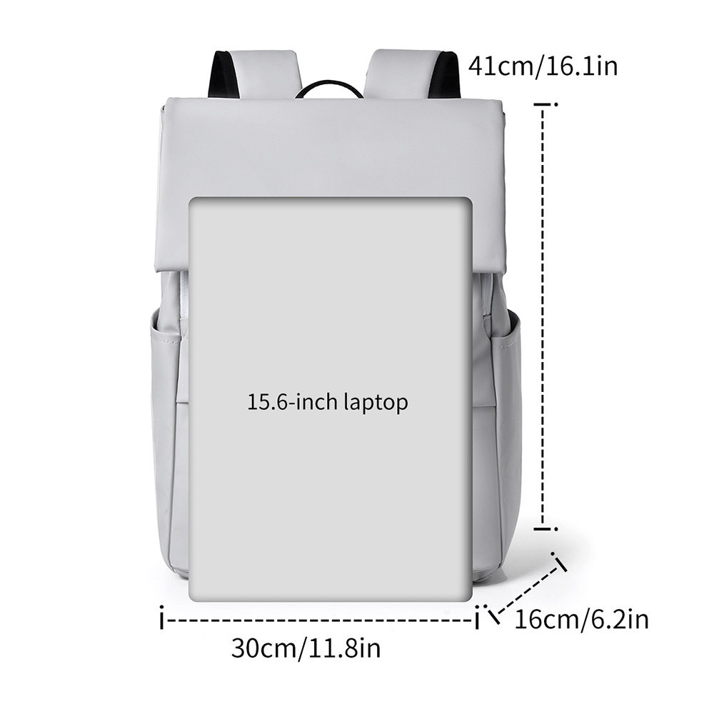 Nuevas mochilas casuales transfronterizas para hombres, mochila de moda de alta calidad, mochila de estilo simple, mochila casual de color sólido.