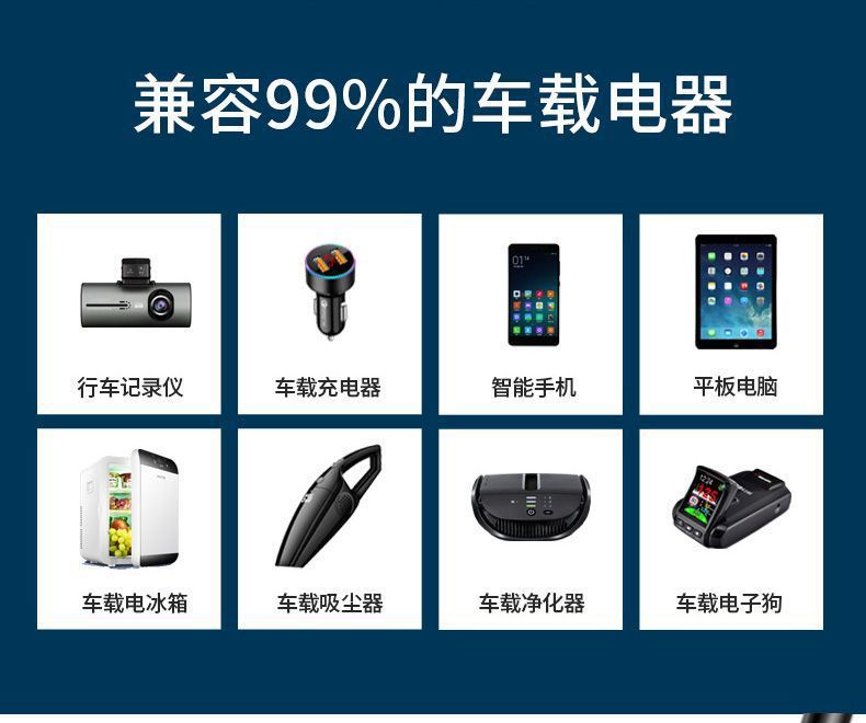 Car-Mounted Super Fast Charging Mobile Phone Charger with Cigarette Lighter Extension Port, Car Charger Adapter Pd30W