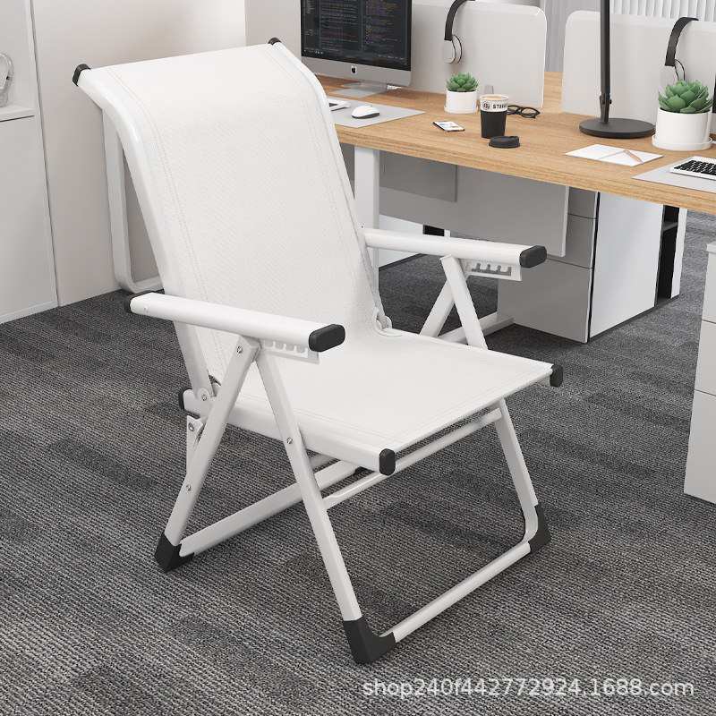 [업그레이드 모델] 앉거나 누울 수 있는 싱글체어 화이트