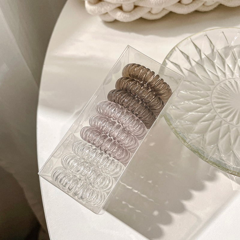 Ligas para el Cabello de Alta Elasticidad de Materiales Mixtos Duraderas para Mujeres