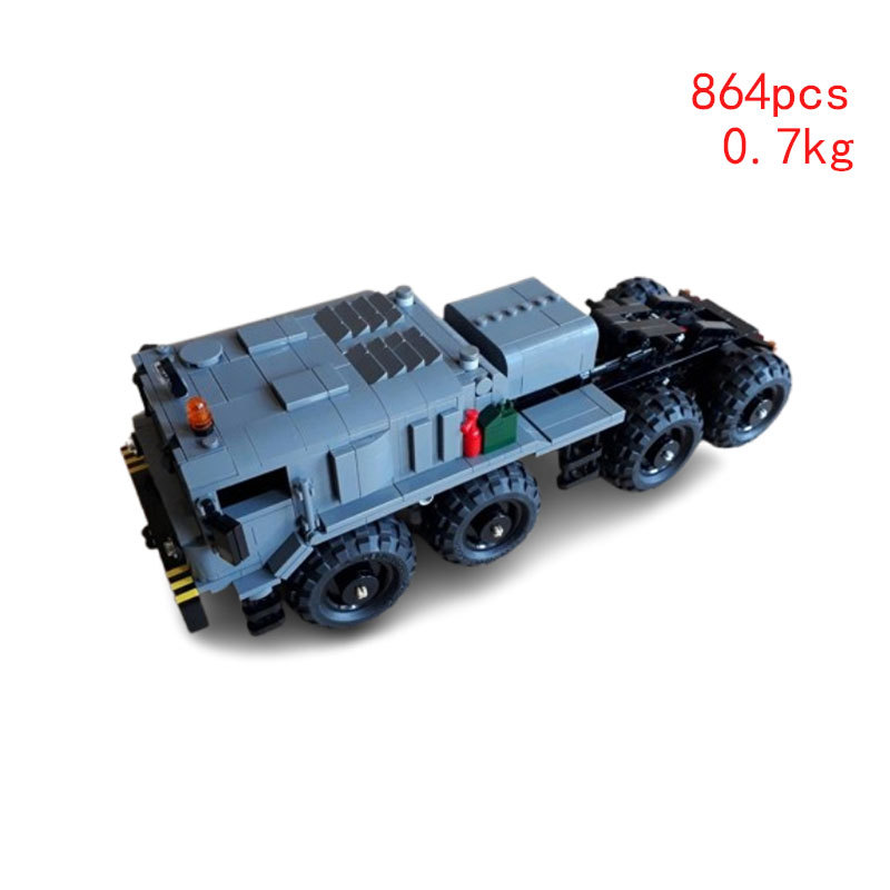 Véhicule de transport éducatif à assembler en petits blocs de construction MOC-101477, un jouet très populaire et en stock à l'international._voghion.com