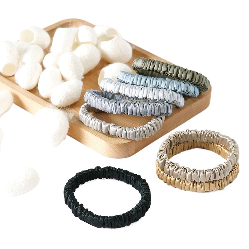 19 м шелковое кольцо для тонких волос темперамент шелк тутового шелка Оксфорд эластичное кольцо для волос многоцветный пояс для ухода за волосами