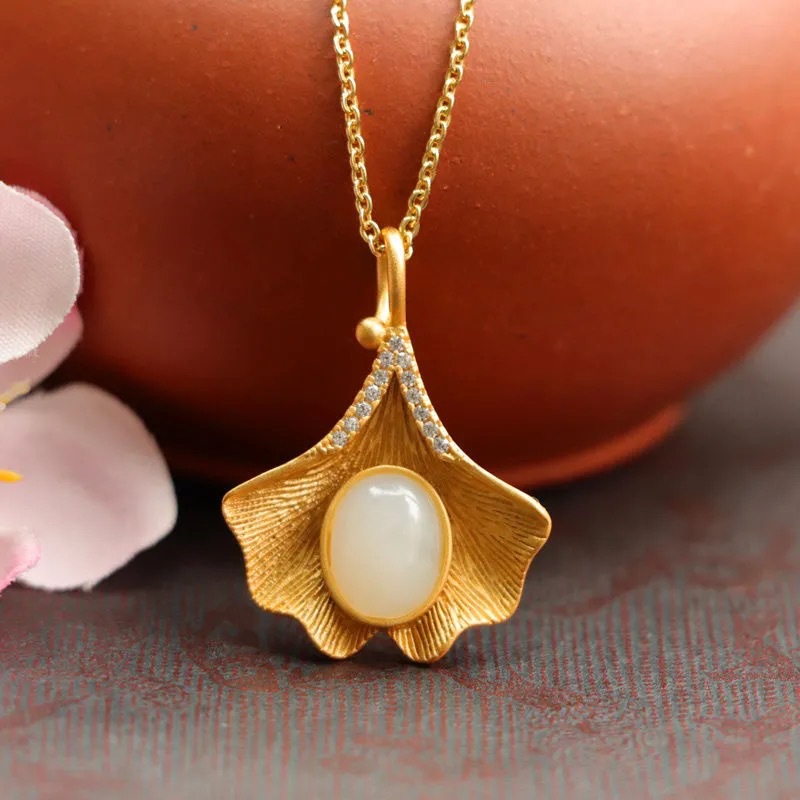 眷钰 (Wholesale), organic pendant white jade, necklace, jewelry