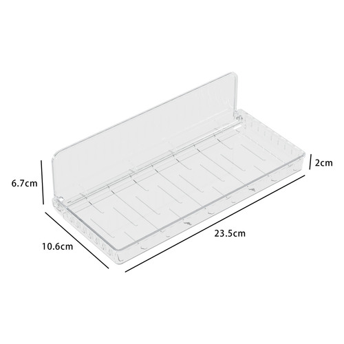 Overflow bathroom wall-mounted storage rack bathroom punch-free foldable cosmetics storage shelf on the washbasin