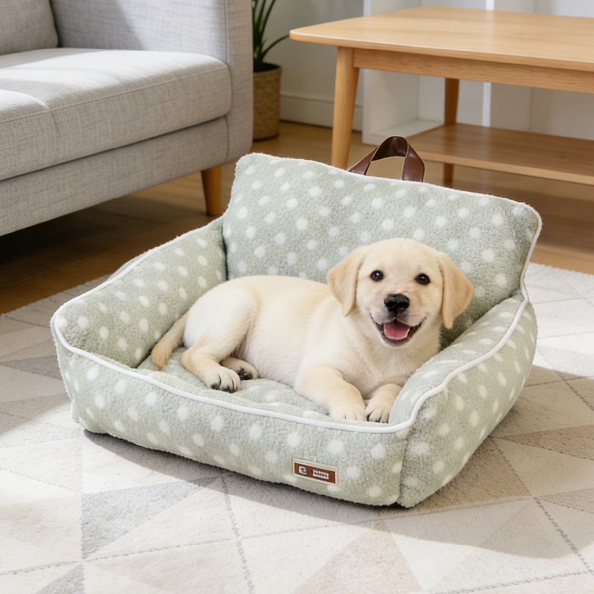 狗窝保暖靠背舒适柔软宠物床宠物沙发猫咪狗狗软垫子带拎手便捷式