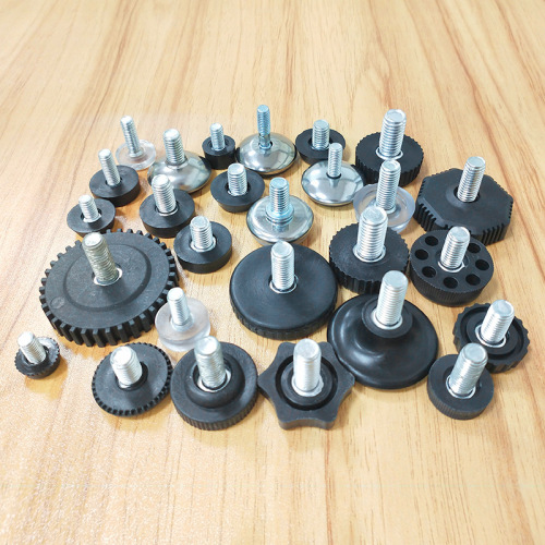 M8*28 eight-hole furniture foot pad, shelf foot pad, screw leveling foot pad, adjustable foot desk chair pad