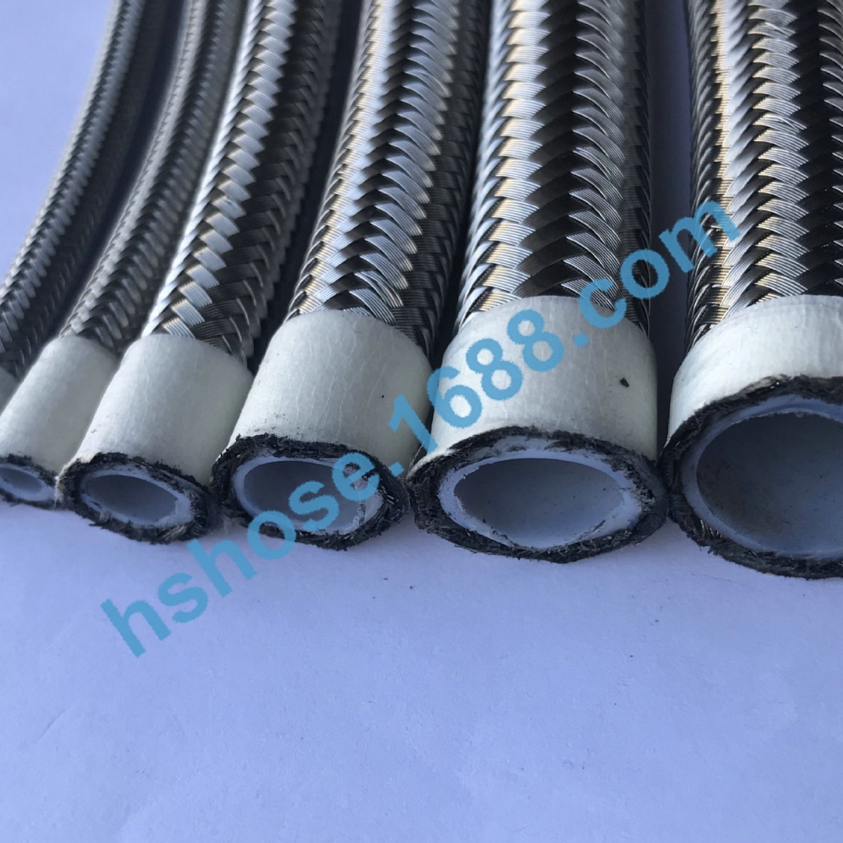 铁氟龙蒸汽软管 铁氟龙钢丝编织管 1/2铁氟龙钢丝软管