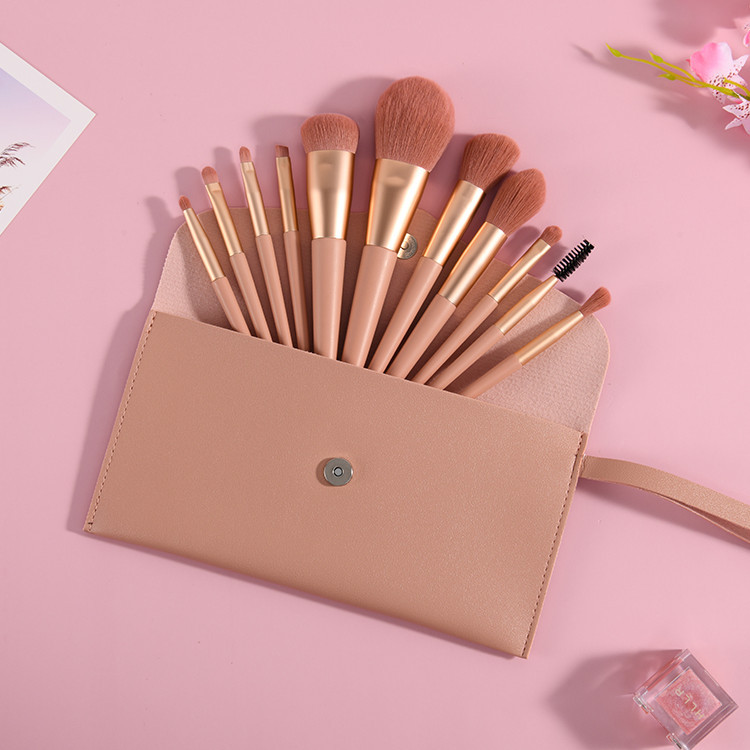 Nuevo 11 piezas de azúcar mancha polvo maquillaje cepillo traje super suave cerdas cepillo suelto sombra de ojos maquillaje cepillo entrega de una sola pieza