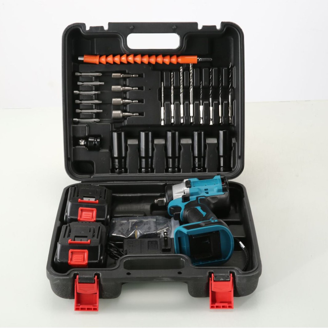 Comercio exterior transfronterizo destornillador pin herramientas eléctricas recargables batería de litio carpintería mecánico de automóviles gran torsión llave eléctrica