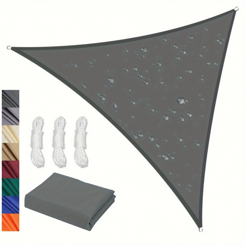 2026新款跨境代发三角防水遮阳帆98%uv阻隔遮阳篷跨境