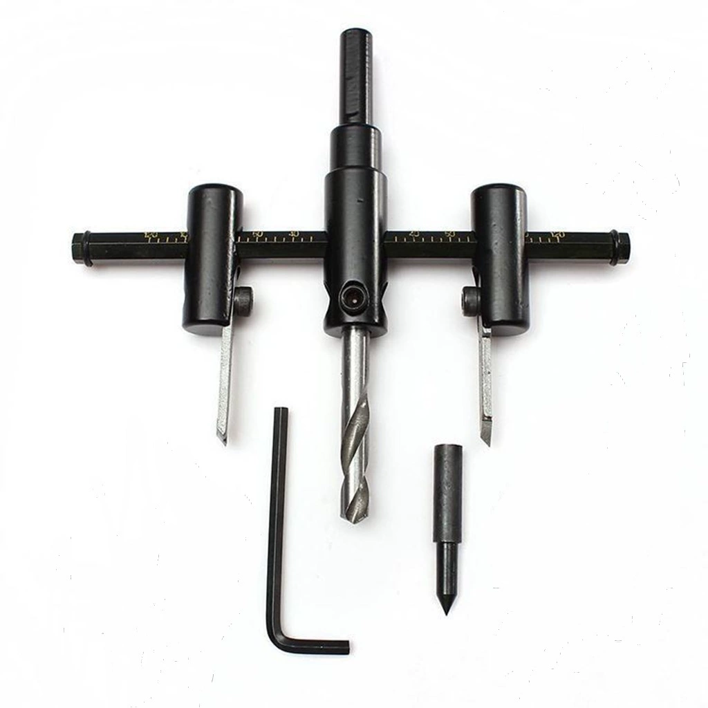 Деревообрабатывающая корончатая пила для гипсокартона, для самостоятельной установки светильников и динамиков, регулируемая, авиационного типа