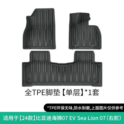and Backrest Mats, Modelə uyğun ayaqaltı - 24-models-of-hiace-07-single-layer-right-rudder-floor-mats-w240010758