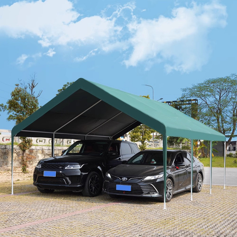 5Mx6M 스톨 어닝 짙은 녹색