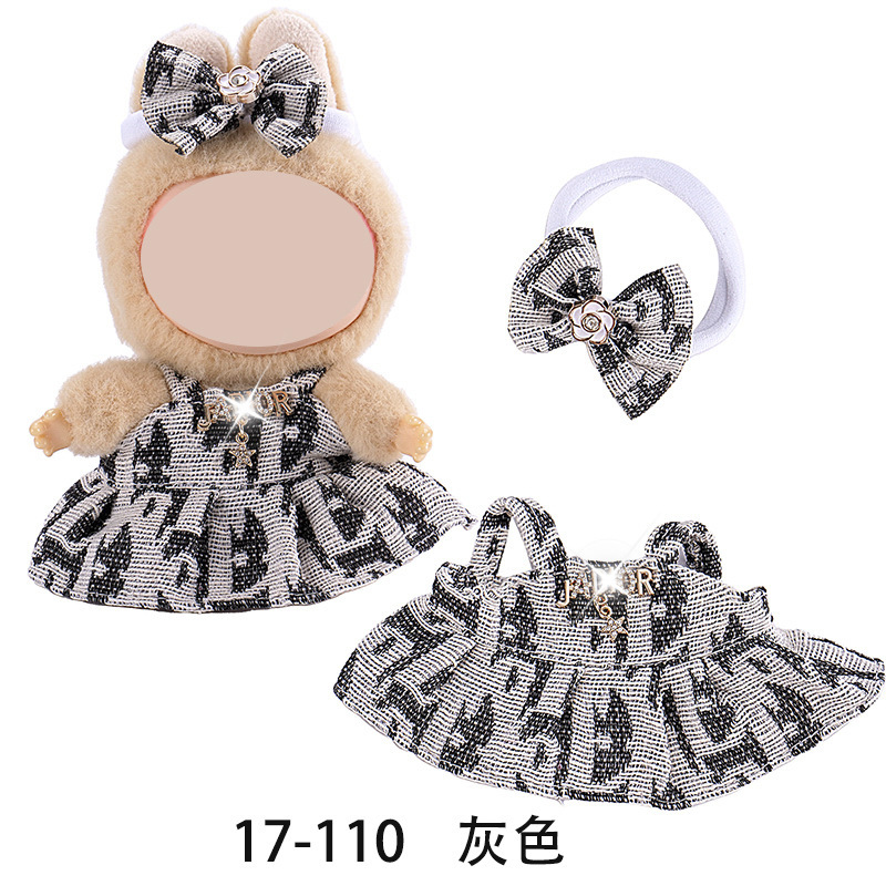 衣類のみ 1、2、3 世代のラブ服ペンダント、座れないベビー服、8 チェック柄オーバーオール セット|undefined