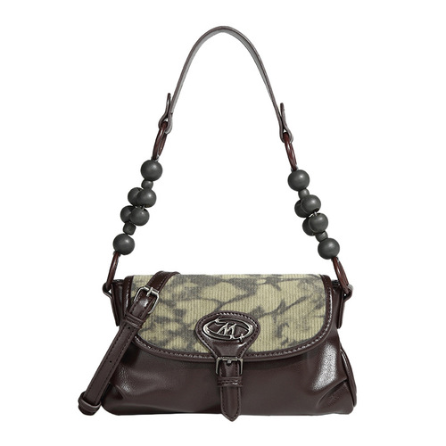 Guangzhou factory original new Chinese style Chinese style ink painting armpit bag for women retro high-end corduroy shoulder crossbody bag