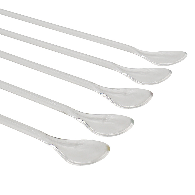 Acrílico océano modelado arte cuchara cóctel decoraciones vino vidrio arte modelado cuchara Acrílico