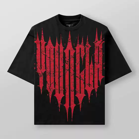 American Streetwear Young Oversized Graphic Tee for Men - Casual Sporty Loose Fit Hip-Hop Summer T-Shirt (Plus Size)