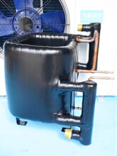 空气能热泵热水机空调 套管式换热器冷凝器 KFXRS-75II 6+6匹12