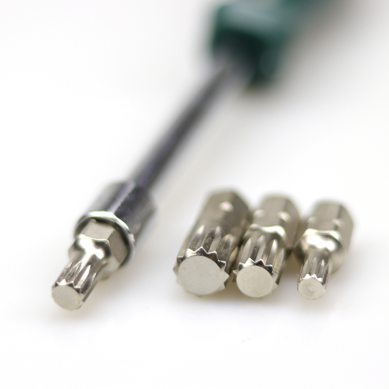 12 ángulo lote cabeza de ciruela asiento llave de puerta manguito cabeza hexagonal conjunto de tornillo interno 12 ángulo de ciruela