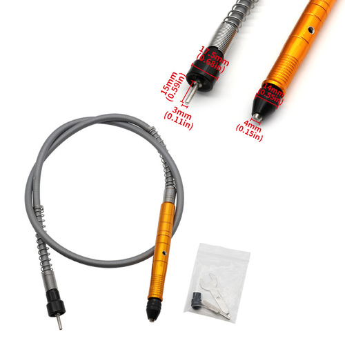 Electric grinder electric screwdriver flexible shaft torque electric drill connecting rod hose flexible shaft with chuck three models to choose from