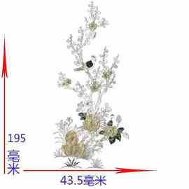 批发螺钿水移画传统古典乐器贝壳花花扬琴贴花贝雕园小向的家同款