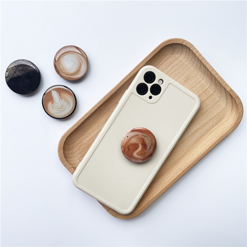 12g Weight Mobile Phone Universal Applicable Brands Airbag Bracket Classification Plastic Material Cappuccino, 1605 Coffee Pattern Retro, Classic Style Style Cappuccino 1605 Coffee Plastic Retro Classic Style Mobile Phone Universal Airbag Bracket 2