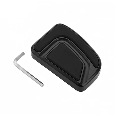 Suitable for Harley Breaker Softail Fat Boy Commander Road Glide Travel Modified Brake Pedal Cover Brake Plate (Motorcycle pedals) - black-increased-brakes