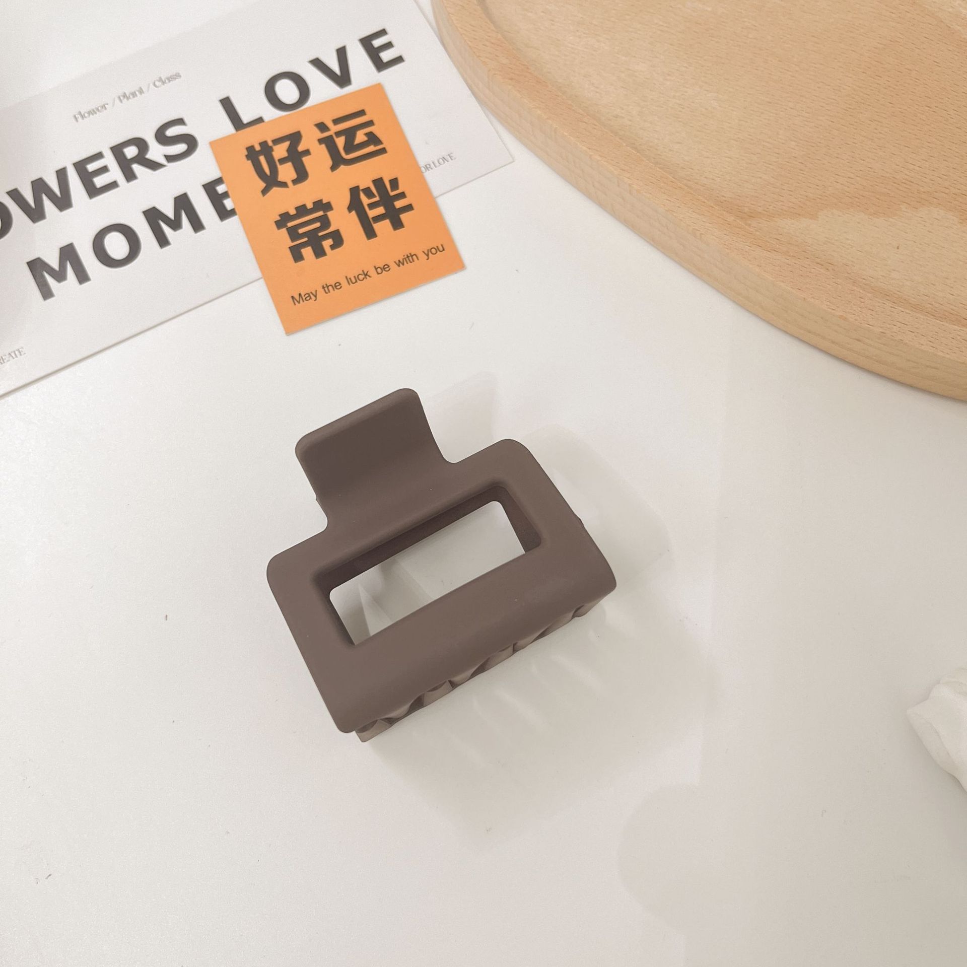 Pinza tipo tiburón extra grande de 13 cm, elegante y resistente