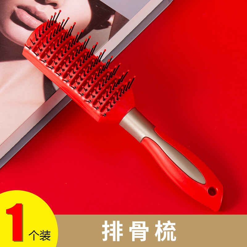 家庭用ヘアカーラーコーム、男女兼用エアクッションマッサージコーム、骨型コーム、インナーバウンドスタイリング、ヘアスタイリング用円筒型ローラーコーム|undefined