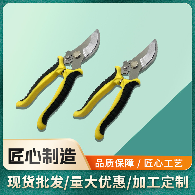 家用修枝剪花卉摘果剪园艺剪刀树枝剪刀绿化嫁接强力树枝剪