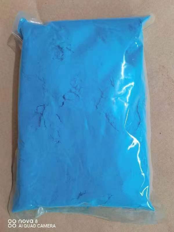 Blue 100g/pack; color running powder