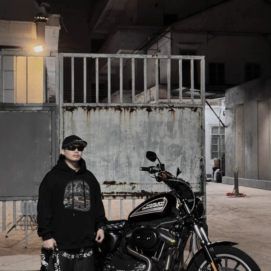 Западный берег чикано Chicano стиль old school свободная версия Lowrider толстый свитер с капюшоном