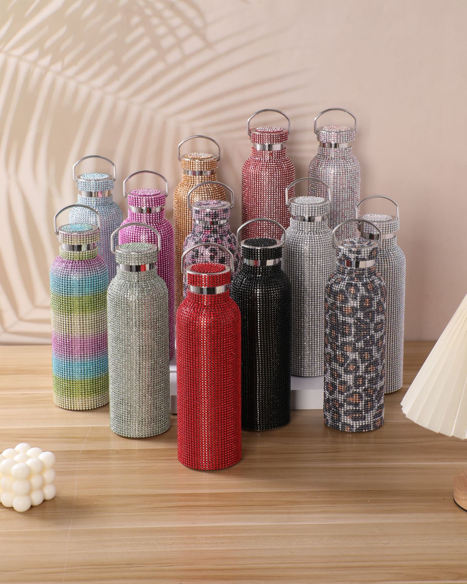 Casual Solid Color Stainless Steel Water Bottles 1 Piece display picture 1