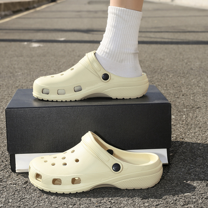 Non-Slip Perforated Top Quality Shoes Summer, Odor-Resistant, Suitable For Home, Indoor And Outdoor Use, Beach Sandals For Women, With A_voghion.com