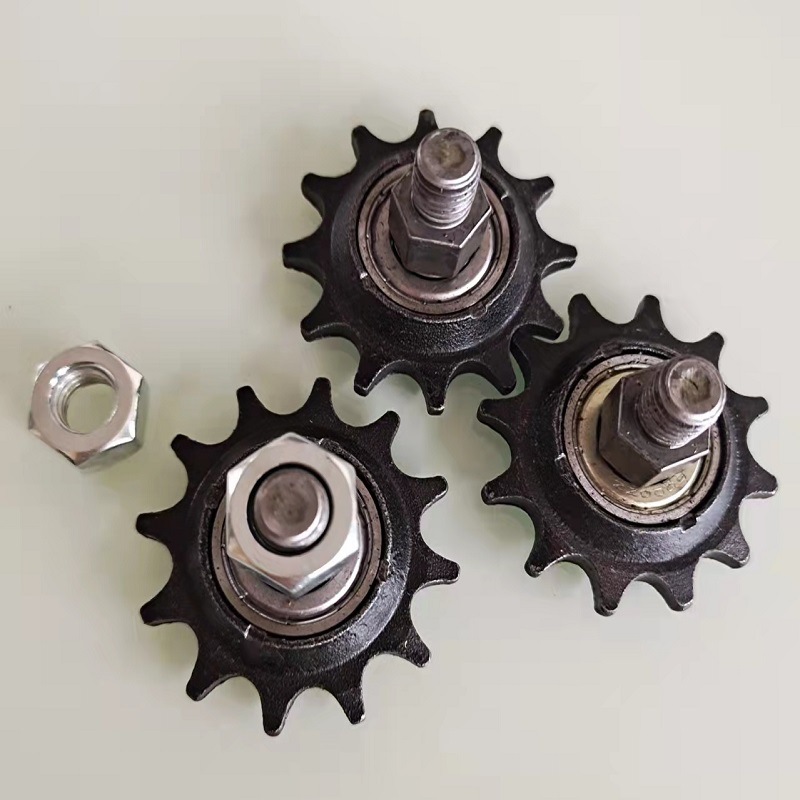 12牙调节轮密集柜架传动机构齿轮传动装置链轮12齿传动链轮平碳钢