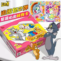 Коллекционные карточки (Tom and Jerry) — официальные фан‑паки, коробки по 30 шт. и наборы‑значки по 6 шт.