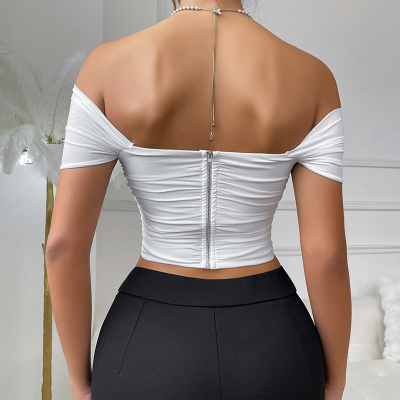 Canotta corsetto donna con stecche stile vacanza_voghion.com