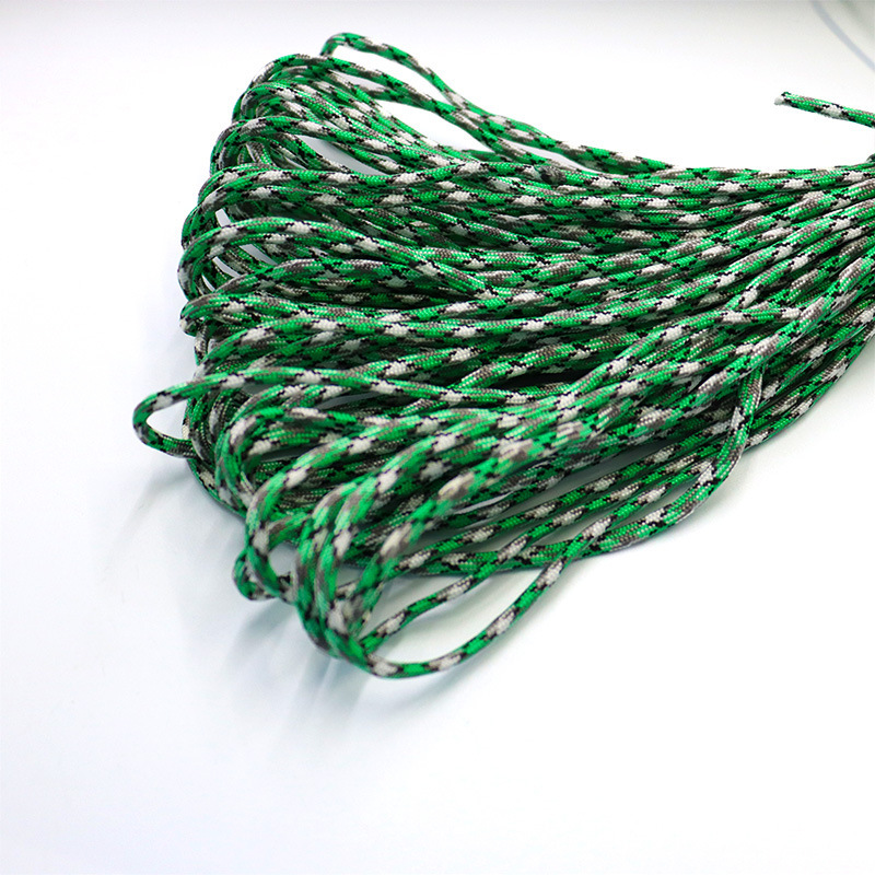 7-Core 4mm cuerda de paraguas al aire libre multifuncional montañismo paracaidista cuerda de tracción escapar equipo de salvamento cuerda de seguridad 31 m cuerda de paraguas
