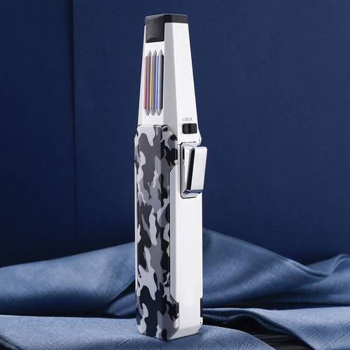 New Straight Blast Flame Torch ZB198 Lighter, Straight Blue Flame Welding Torch Windproof Lighter Wholesale