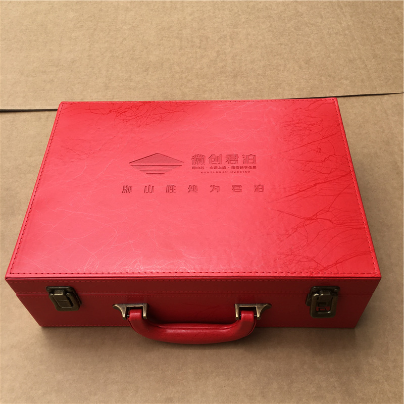 厂家生产/皮质保健l品盒  皮质化妆品盒   皮质化妆品套盒