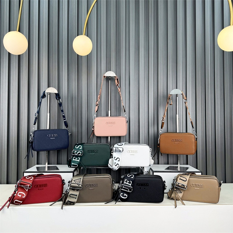 Patrón cruzado comercio exterior transfronterizo nuevo bolso de cámara letra de un solo hombro mensajero bolso femenino bags mensajero portátil pequeño bolso cuadrado marea