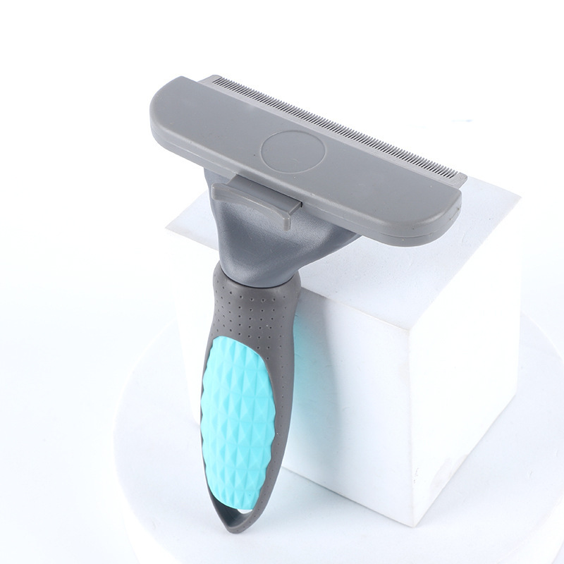 Cross-border peine del animal doméstico eliminación del pelo peine de nudo abierto peine gato eliminación del pelo automático peine del perro suministros de limpieza para mascotas al por mayor