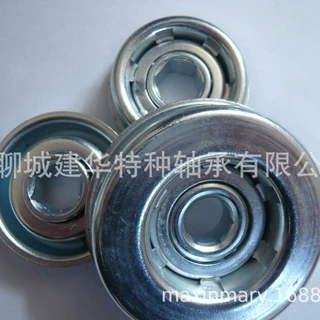 供应FB1260带精密轴承滚筒端盖罗拉轴承配外径60mm管子滚筒轴12mm