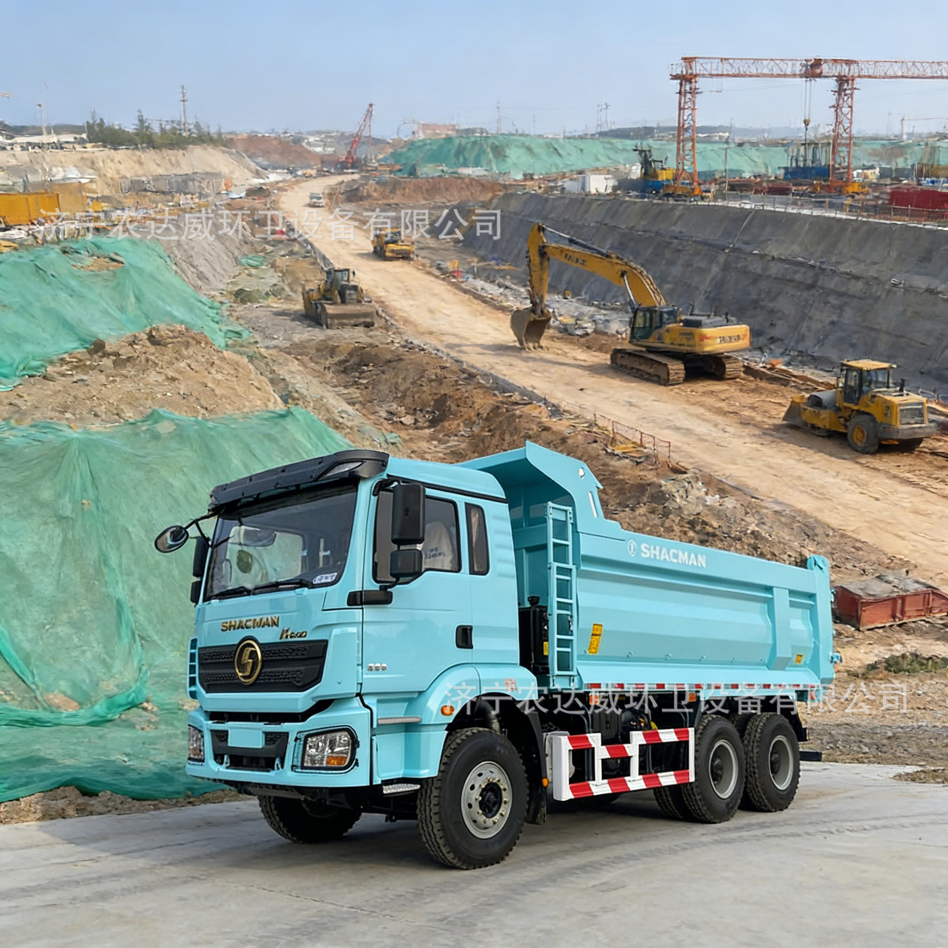 Heavy-Duty Construction Engineering Dump Trucks, Cross-Border Export Dump Trucks, Construction Site Earthmoving and Debris Removal Vehicles