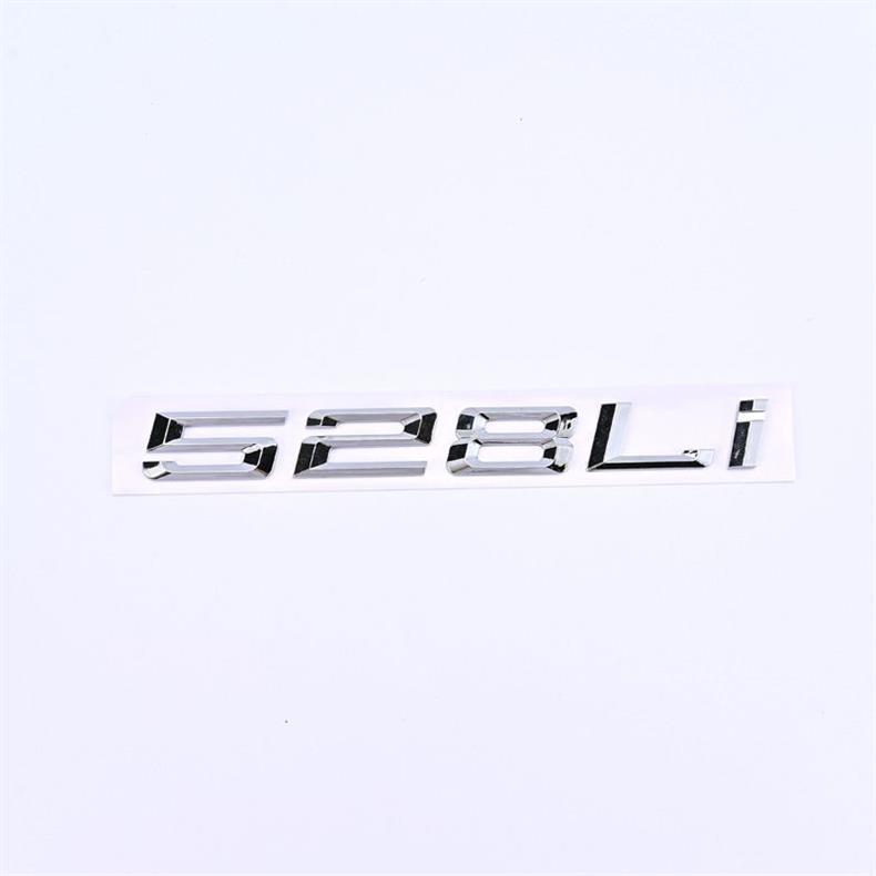 BMW 520Li car stickers, 523Li lettering, 528Li rear emblem, 530Li displacement badge, 535Li car emblem, modification