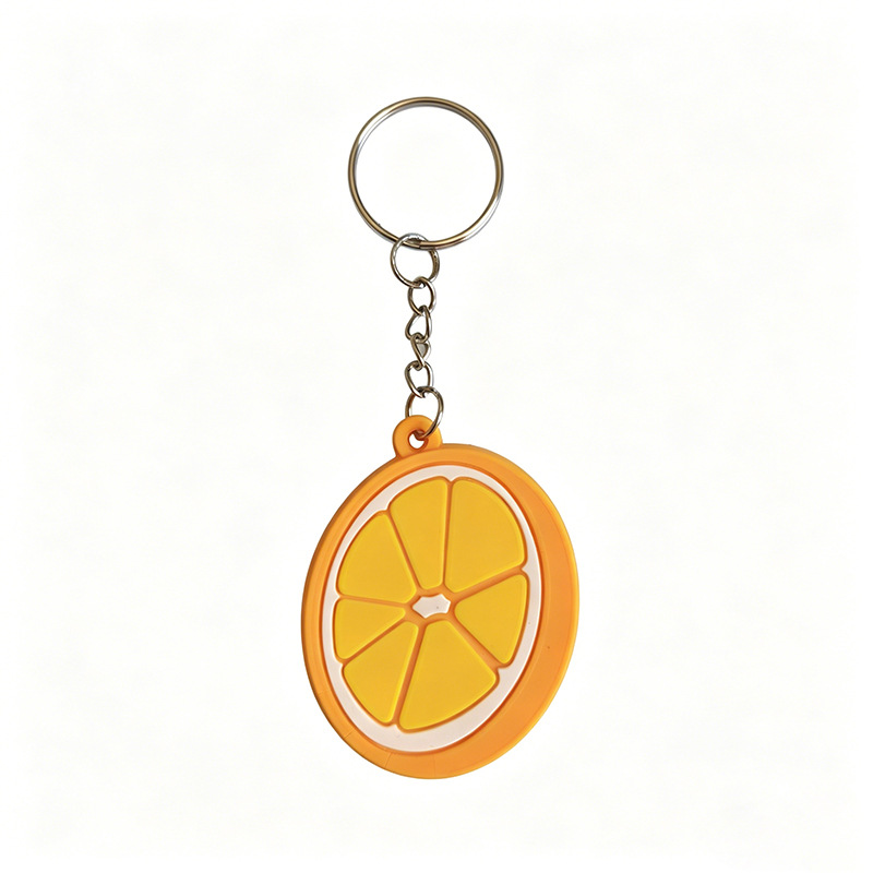 Llavero de goma suave de PVC con diseño de dibujos animados, regalos populares transfronterizos para fiestas infantiles, regalos navideños, venta al por mayor directamente del fabricante.