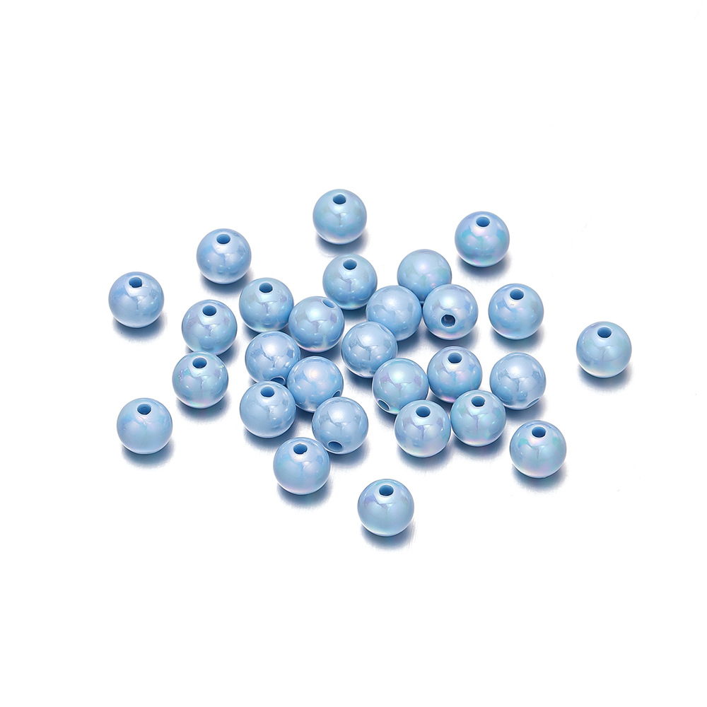 1 Set Diameter 10mm Diameter 6 Mm Diameter 8mm Hole 1~1.9mm Hole 2~2.9mm Arylic Round Polished Beads display picture 11