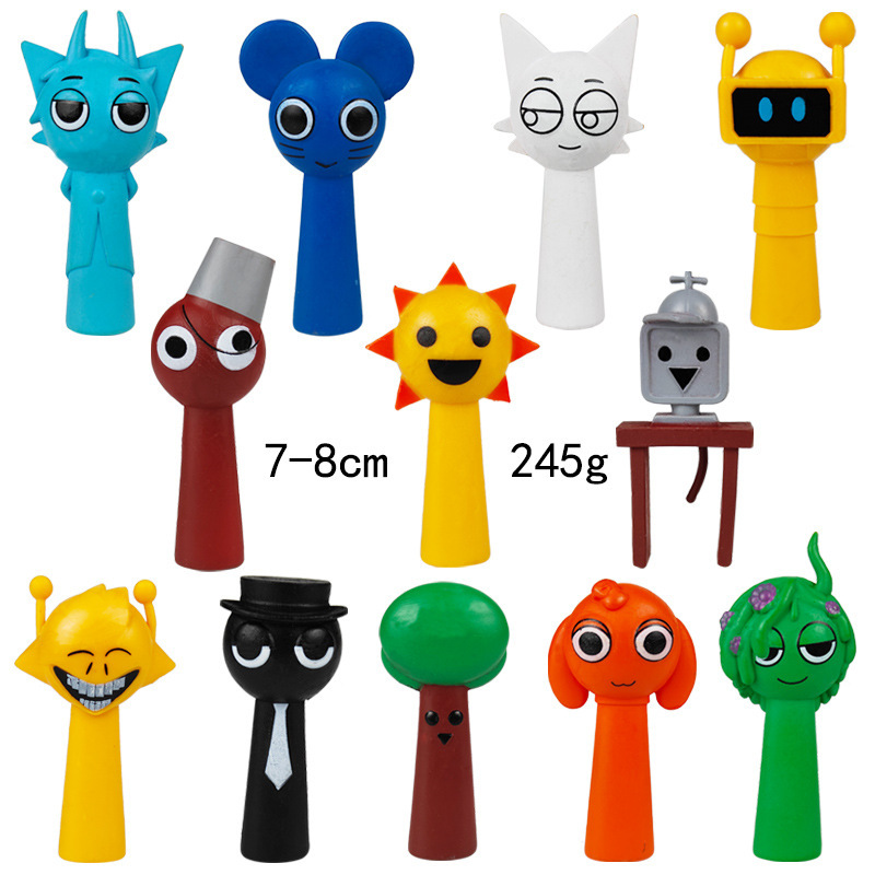 Cross-Border New Product Rhythm Hand-Held Figurines, Rudi Simon, Deppleger, and Other Music Game Peripheral Model Ornaments