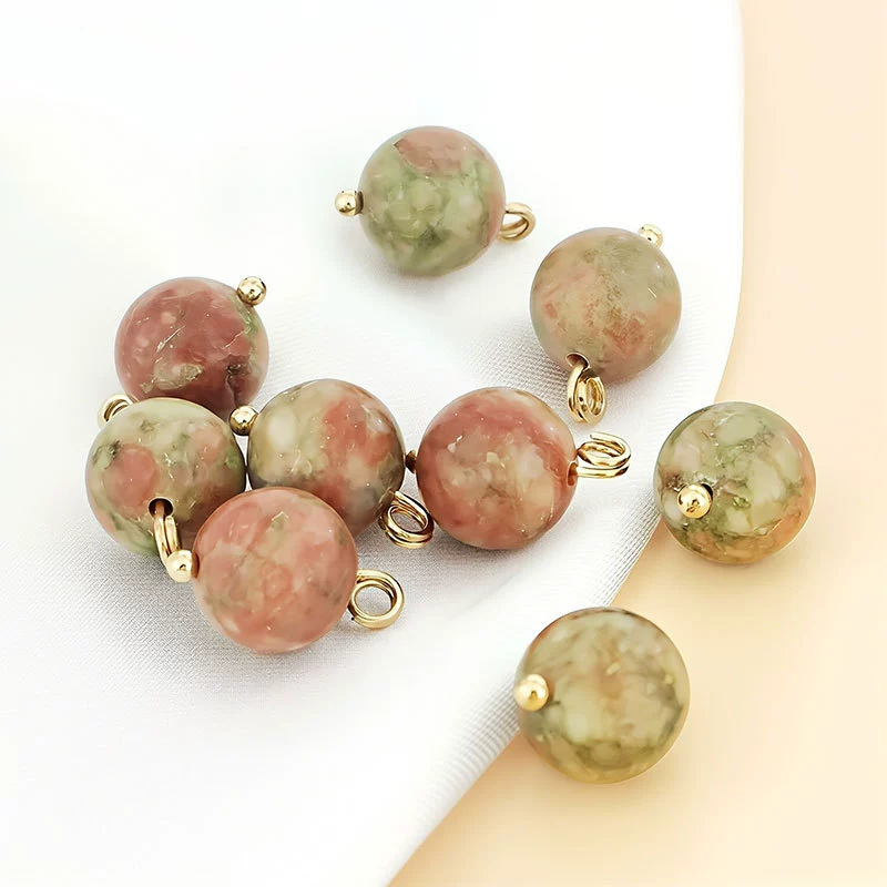 Круглые бусины, пряжка Cheongsam, нефритовые бусины, ювелирные изделия в китайском стиле, пуговицы, костюм Тан, декоративные пуговицы из смолы, нефритовые бусины Hanfu, оптовая продажа