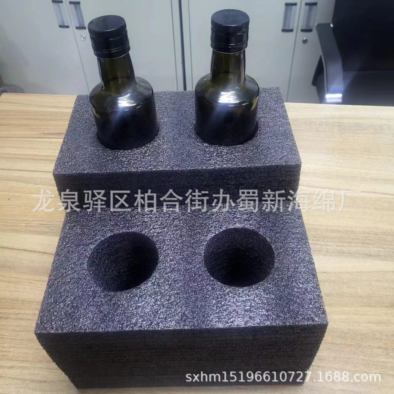 厂家供应燕窝瓶子珍珠棉表各色绒布缓冲内衬包装/快递礼盒包装